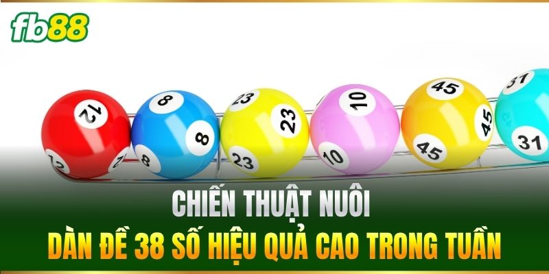Dàn Đề 38 Số - Phương Pháp Soi Cầu Hiệu Quả Cho Cược Thủ 3 Chiến thuật nuôi Dàn Đề 38 Số hiệu quả cao trong tuần